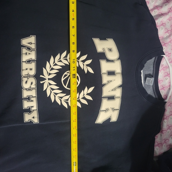 Victoria's Secret PINK Dark Blue Sweatshirt - Picture 4 of 5